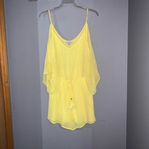 EUC, cold shoulder romper